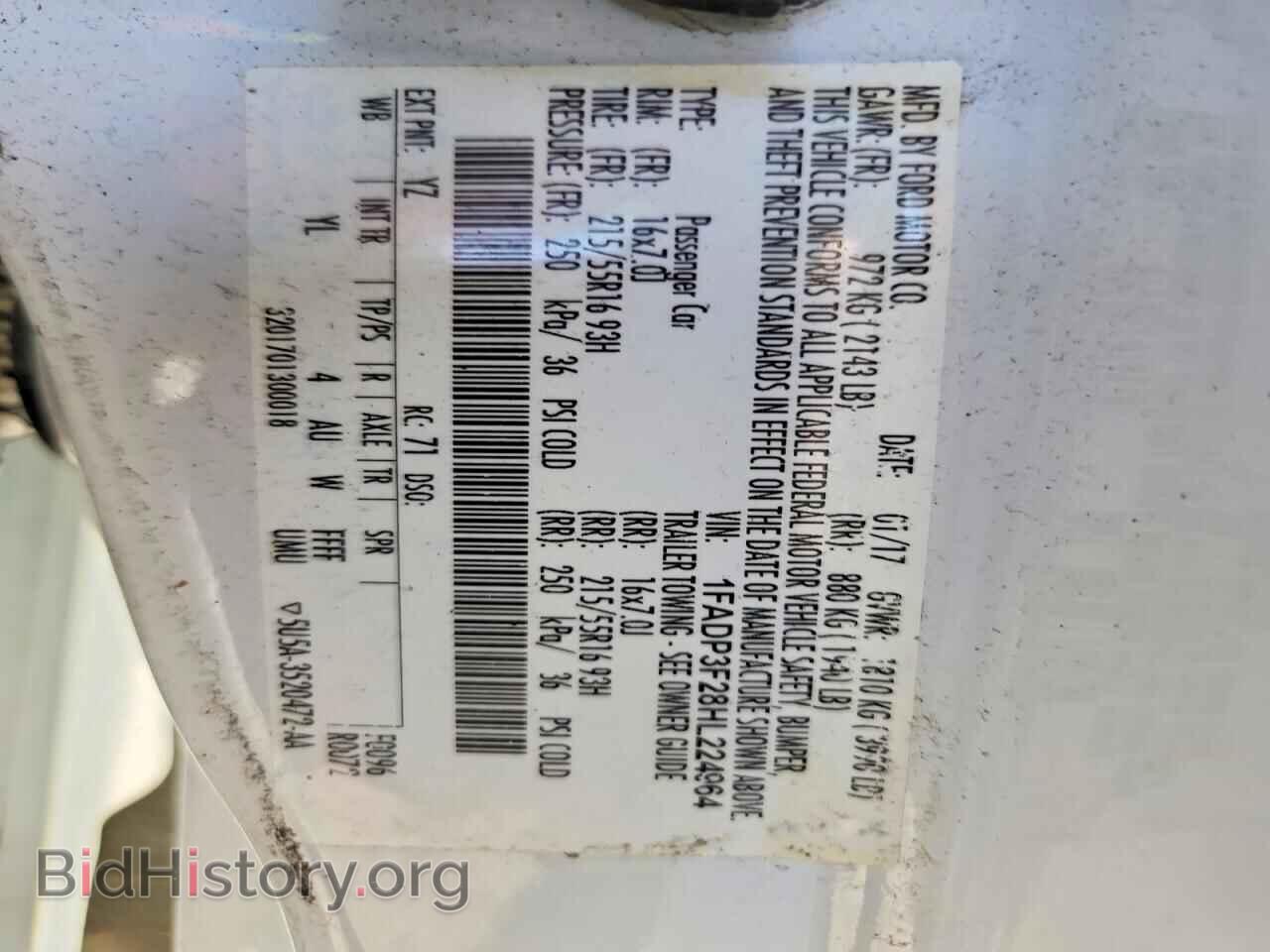 2017 FORD FOCUS - VIN: 1FADP3F28HL224964 - Photo 12