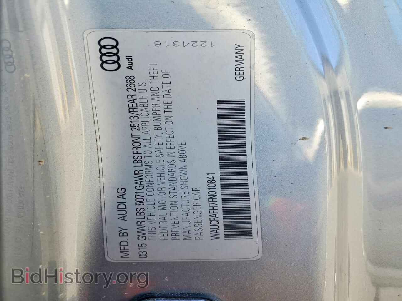 2015 AUDI A5 - VIN: WAUCFAFH7FN010841 - Photo 13