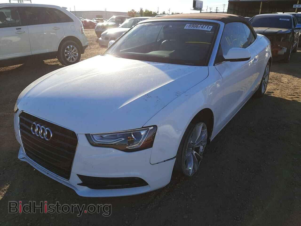 2013 AUDI A5 - VIN: WAUCFAFH0DN010659 - Photo 2