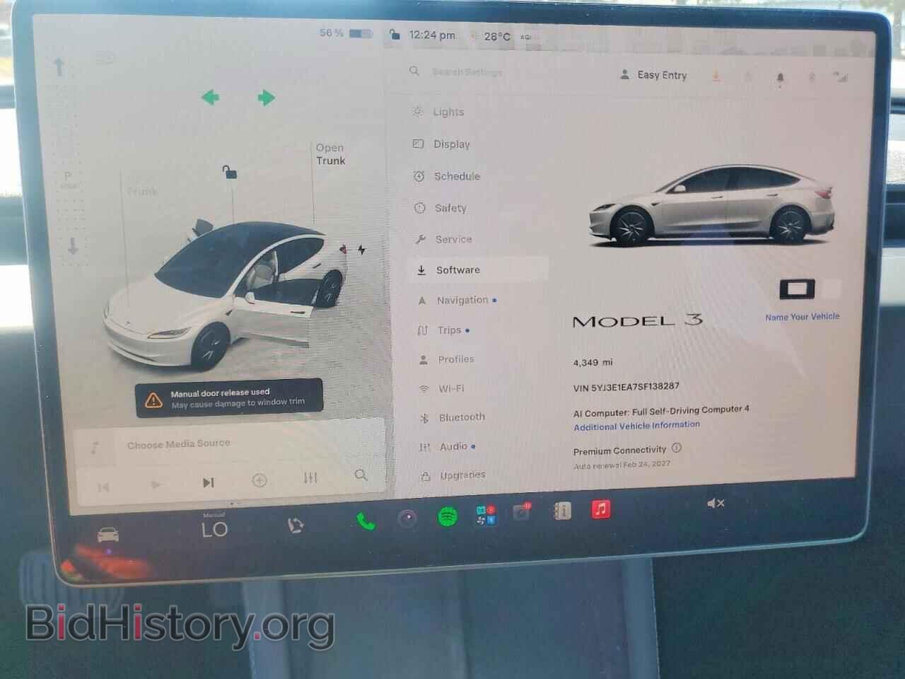 2025 TESLA MODEL 3 - VIN: 5YJ3E1EA7SF138287 - Photo 9