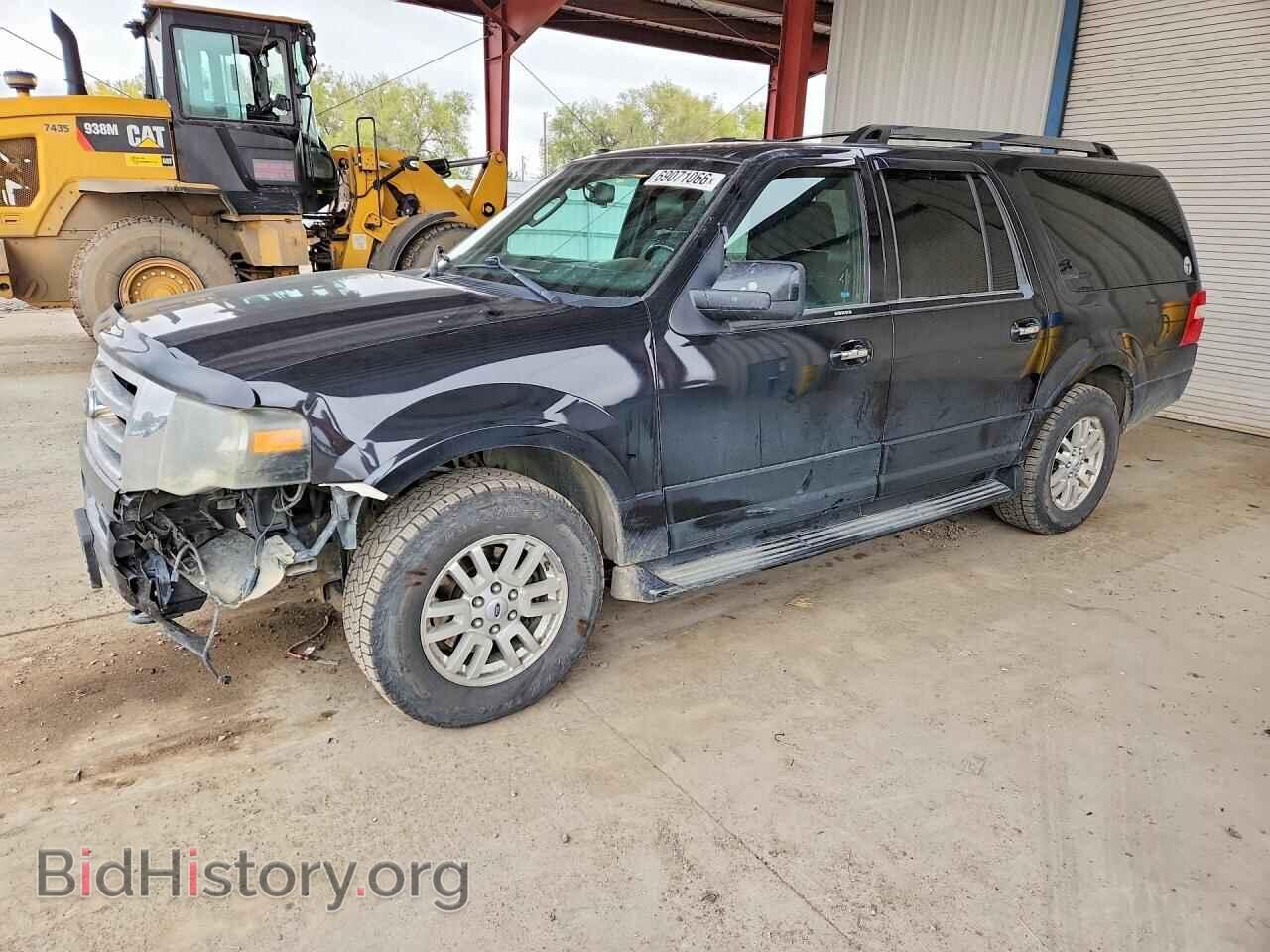 2012 Ford EXPEDITION EL Limited (VIN 1FMJK2A52CEF33748) — photo 1 of 13, Copart, damage: front end