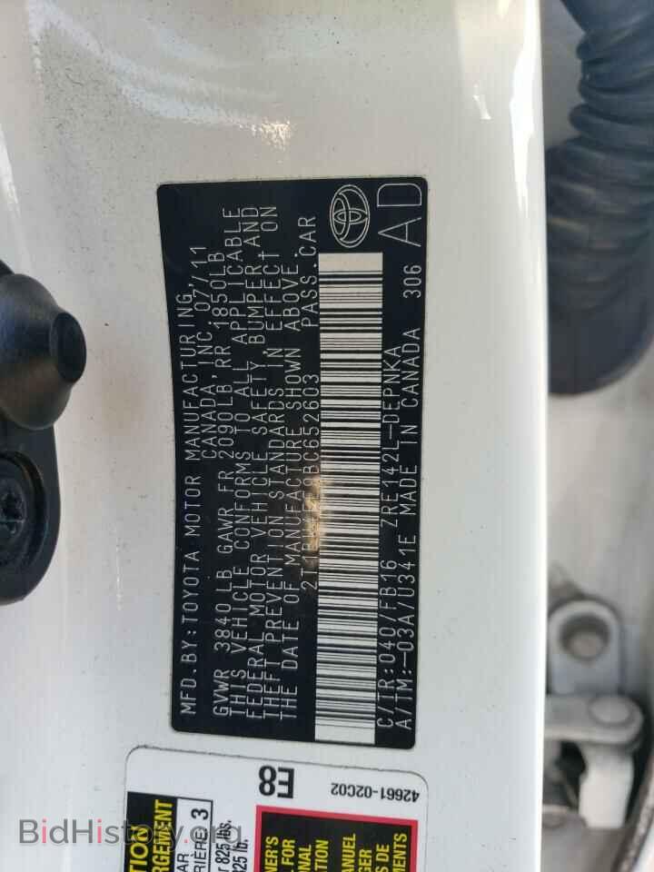 2011 TOYOTA COROLLA - VIN: 2T1BU4EE9BC652603 - Фото 13