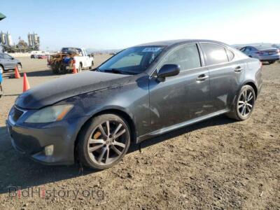 2008 Lexus IS 250, черный — VIN JTHBK262785058921, Copart