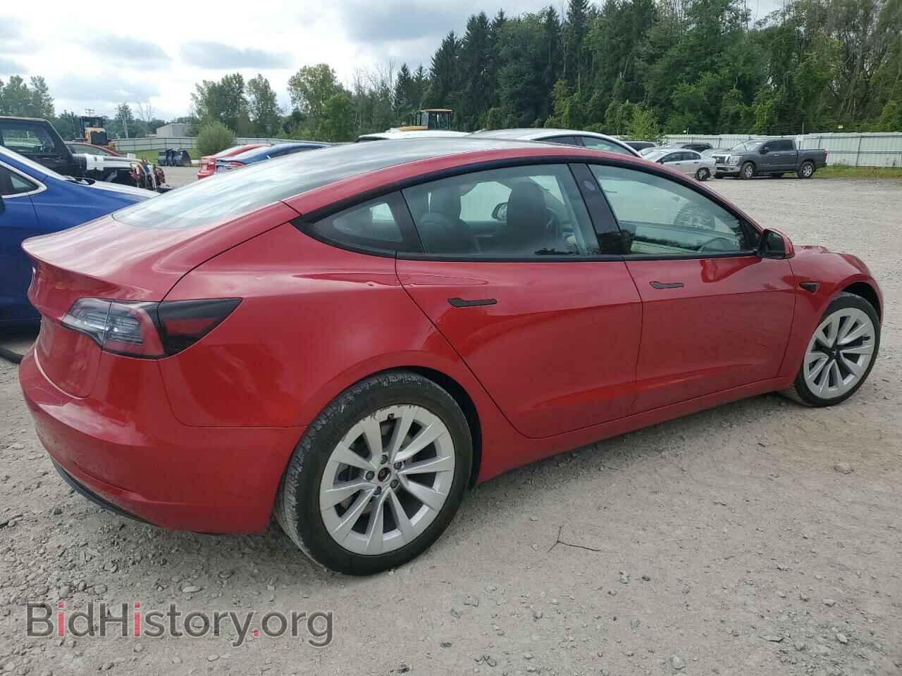 2022 TESLA MODEL 3 - VIN: 5YJ3E1EAXNF191389 - Фото 3