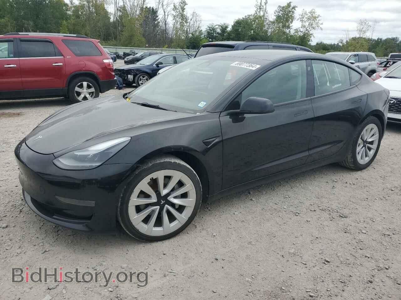 Photo 5YJ3E1EAXNF185821 - TESLA MODEL 3 2022
