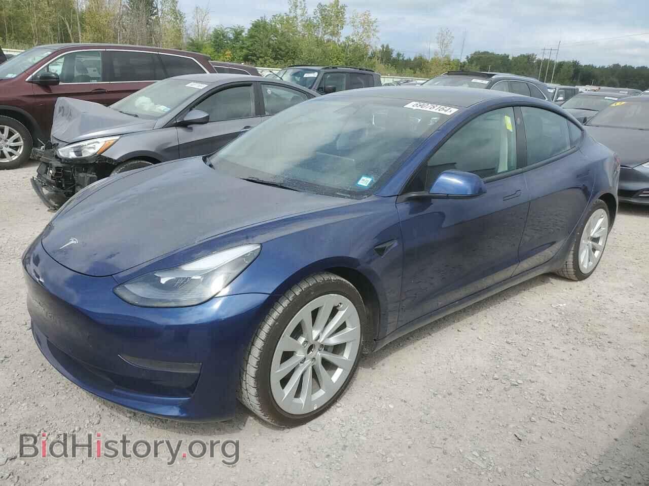 Photo 5YJ3E1EA8NF190838 - TESLA MODEL 3 2022