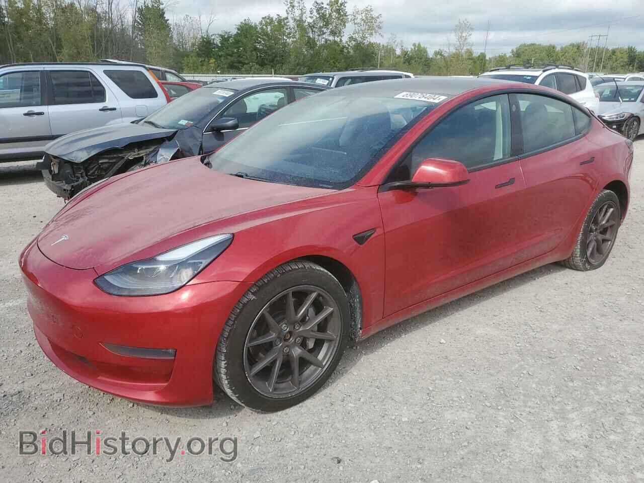 Photo 5YJ3E1EB0MF974454 - TESLA MODEL 3 2021