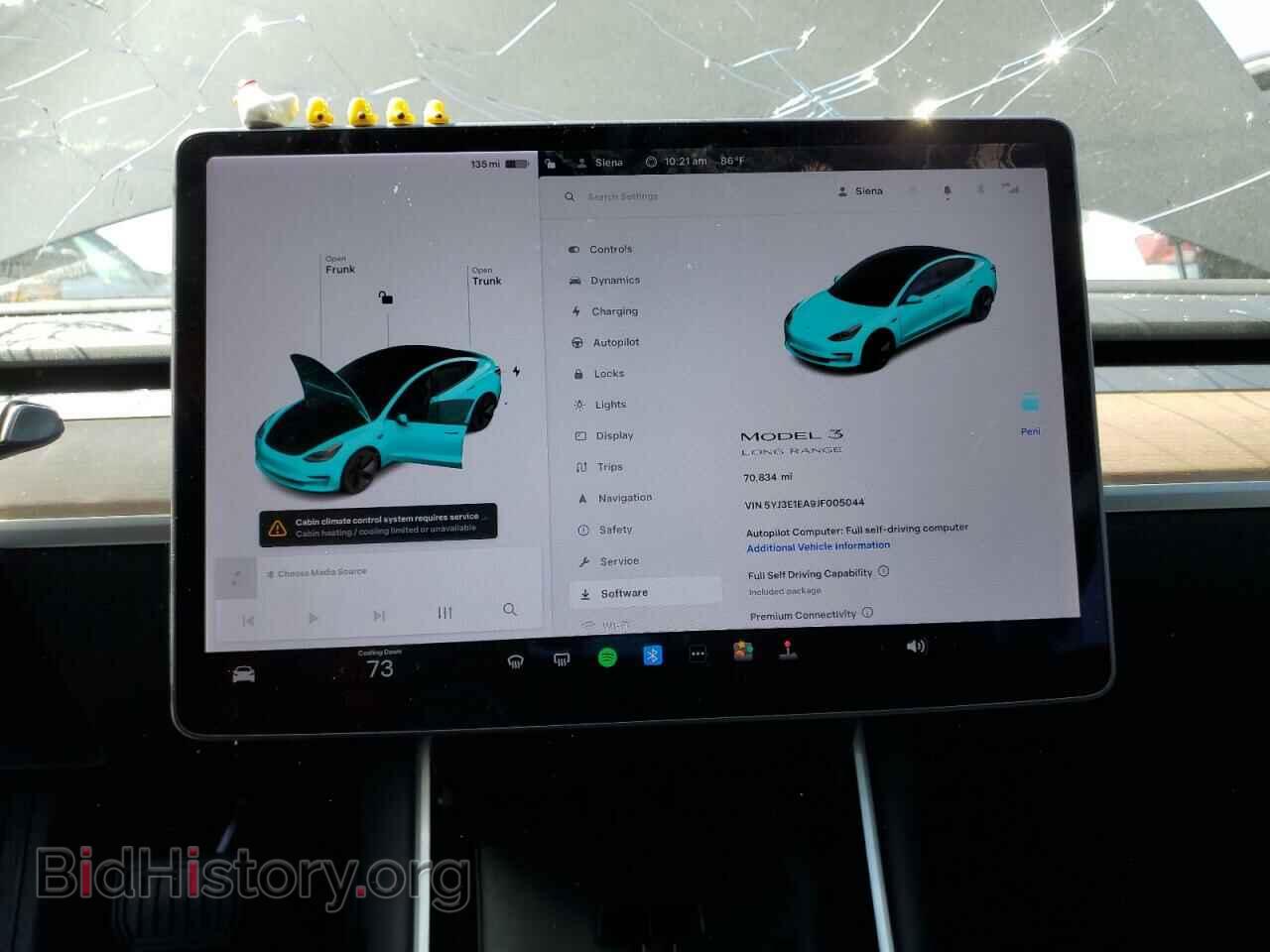 2018 TESLA MODEL 3 - VIN: 5YJ3E1EA9JF005044 - Фото 9