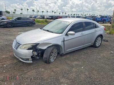2012 Chrysler 200 Touring, silver — VIN 1C3CCBBB8CN299537, Copart