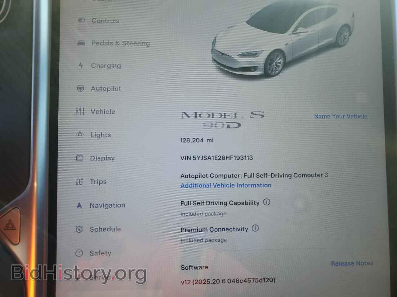2017 TESLA MODEL S - VIN: 5YJSA1E26HF193113 - Photo 9