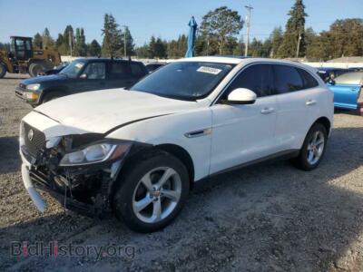 2019 Jaguar F-PACE, white — VIN SADCS2FX3KA605817, Copart