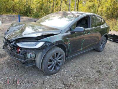2017 Tesla MODEL X, черный — VIN 5YJXCBE21HF053461, Copart