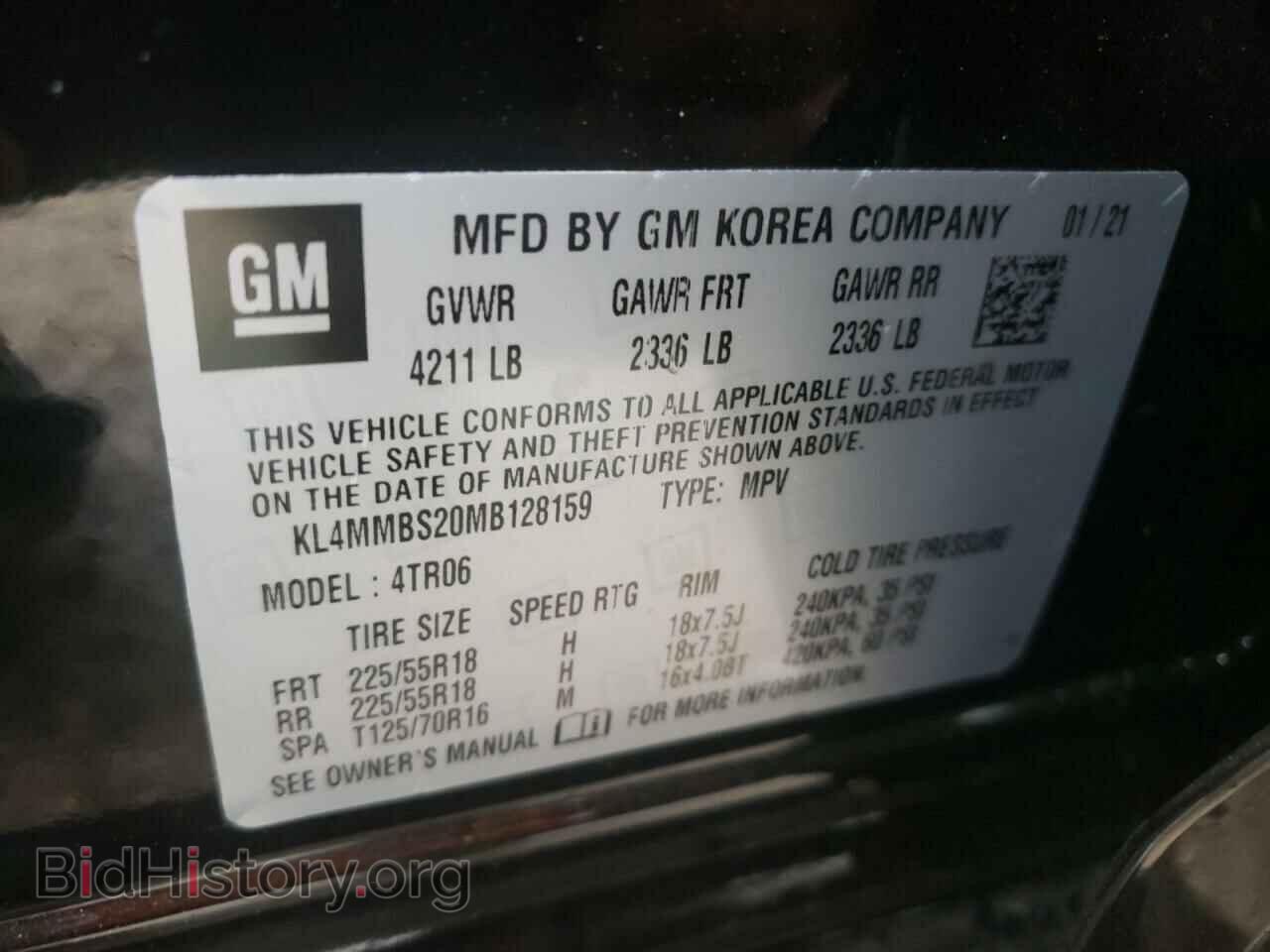2021 BUICK ENCORE - VIN: KL4MMBS20MB128159 - Photo 10