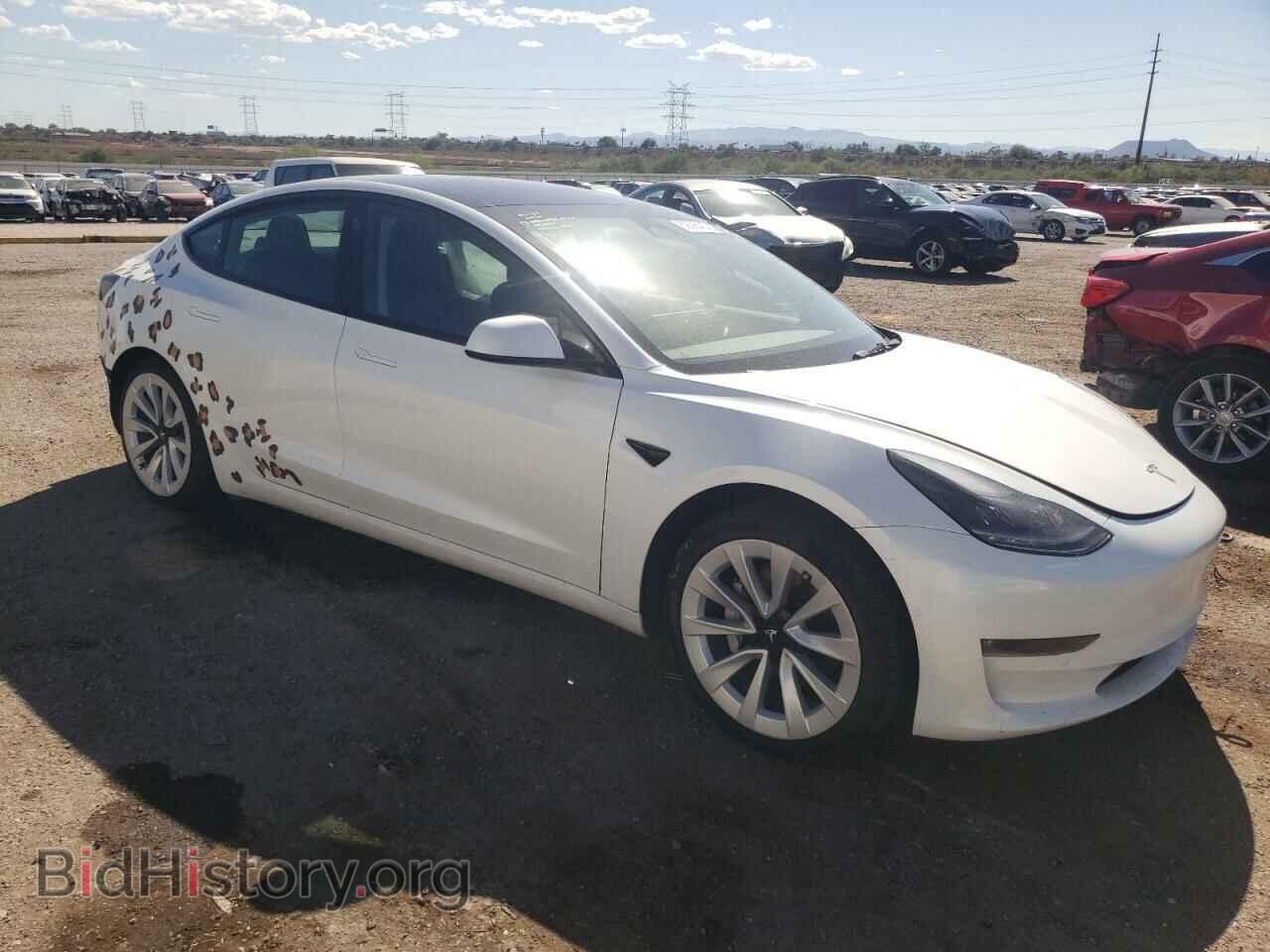 2022 TESLA MODEL 3 - VIN: 5YJ3E1EB0NF130366 - Фото 4