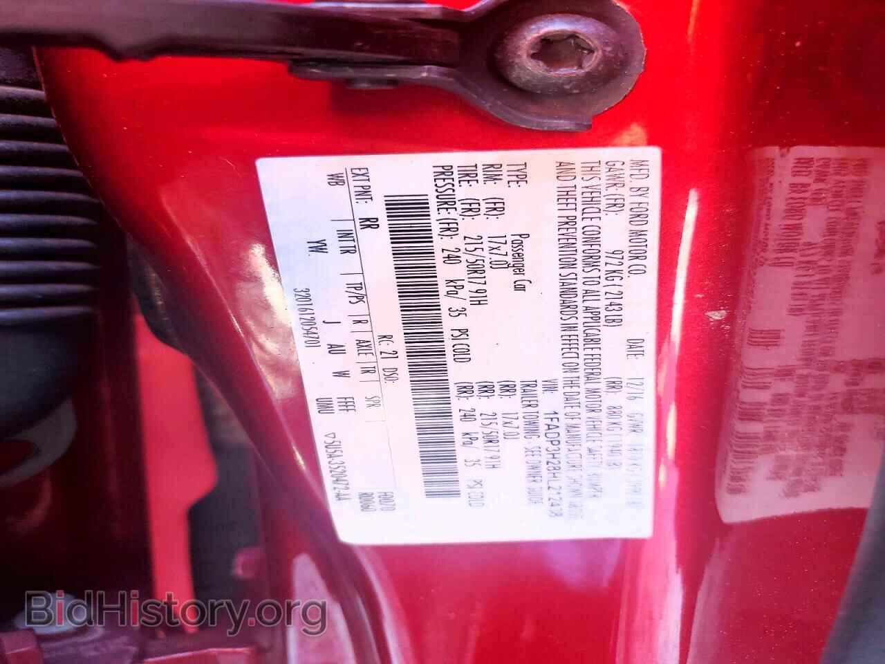 2017 FORD FOCUS - VIN: 1FADP3H28HL212438 - Фото 12