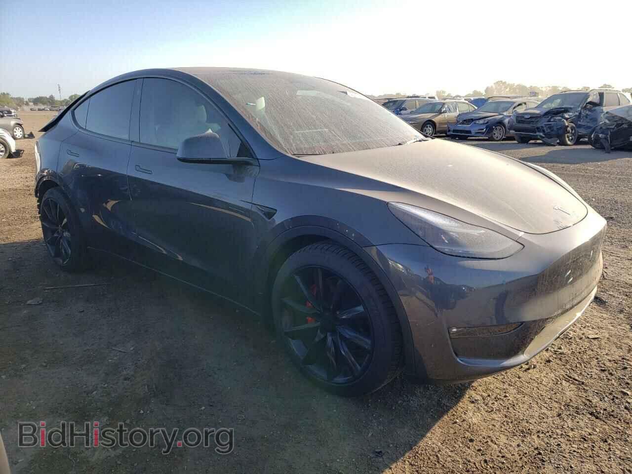 2022 TESLA MODEL Y - VIN: 7SAYGDEF1NF505432 - Фото 4