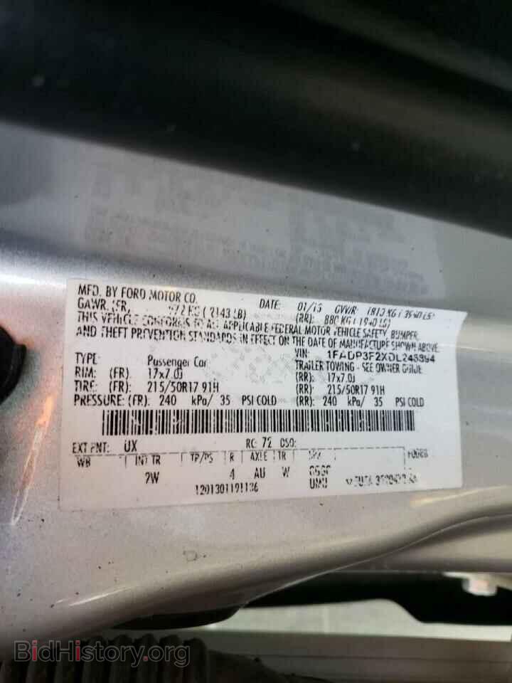 2013 FORD FOCUS - VIN: 1FADP3F2XDL246894 - Фото 10