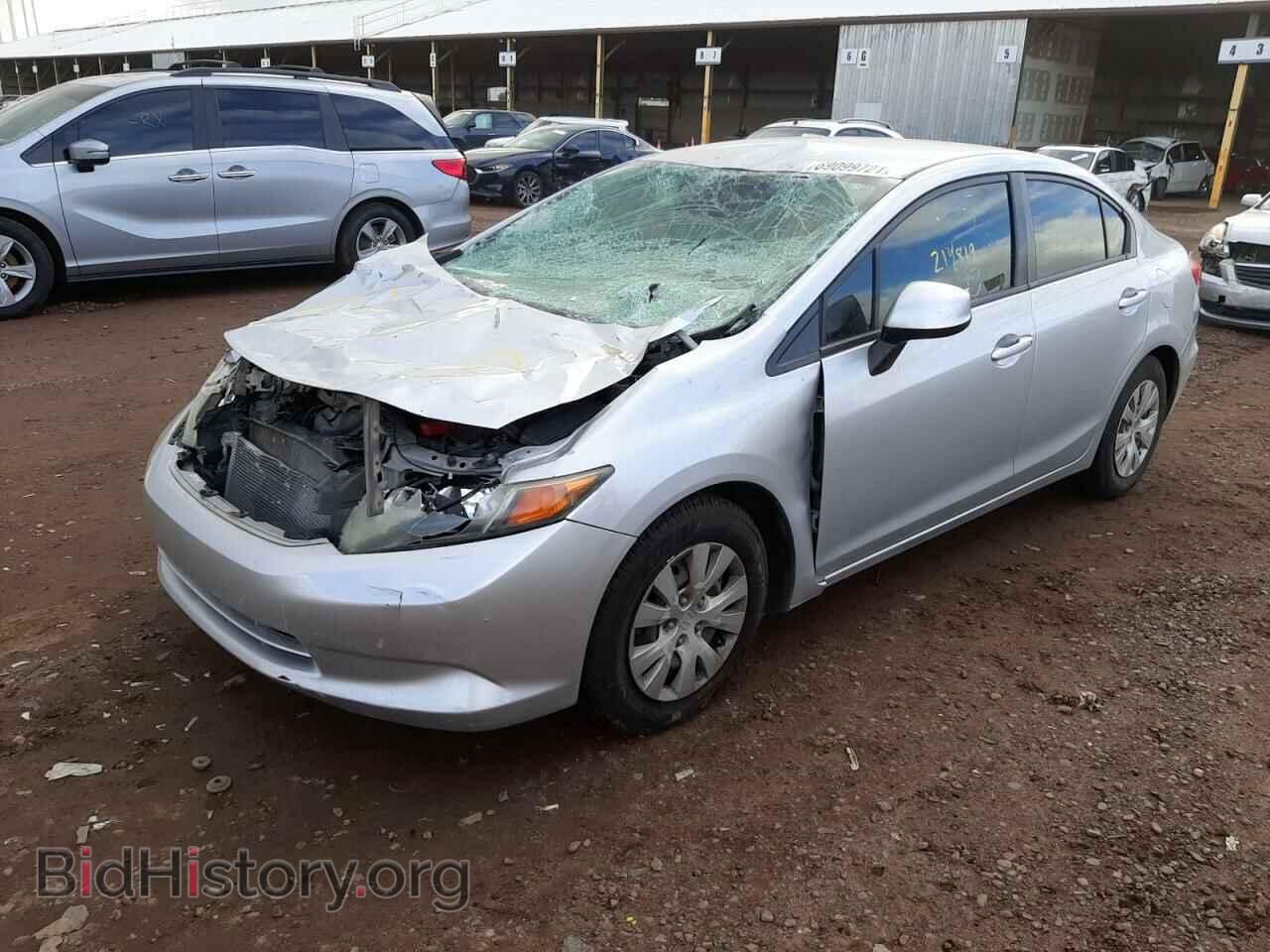 2012 HONDA CIVIC - VIN: 2HGFB2F59CH602495 - Фото 2
