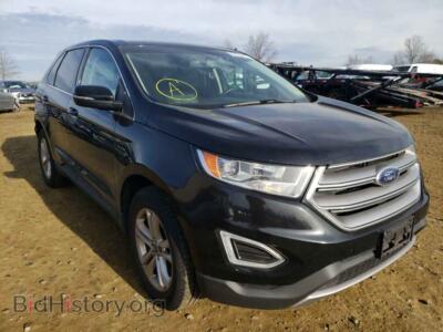 2016 Ford EDGE Edge SEL, black — VIN 2FMPK4J91GBB02294, Copart