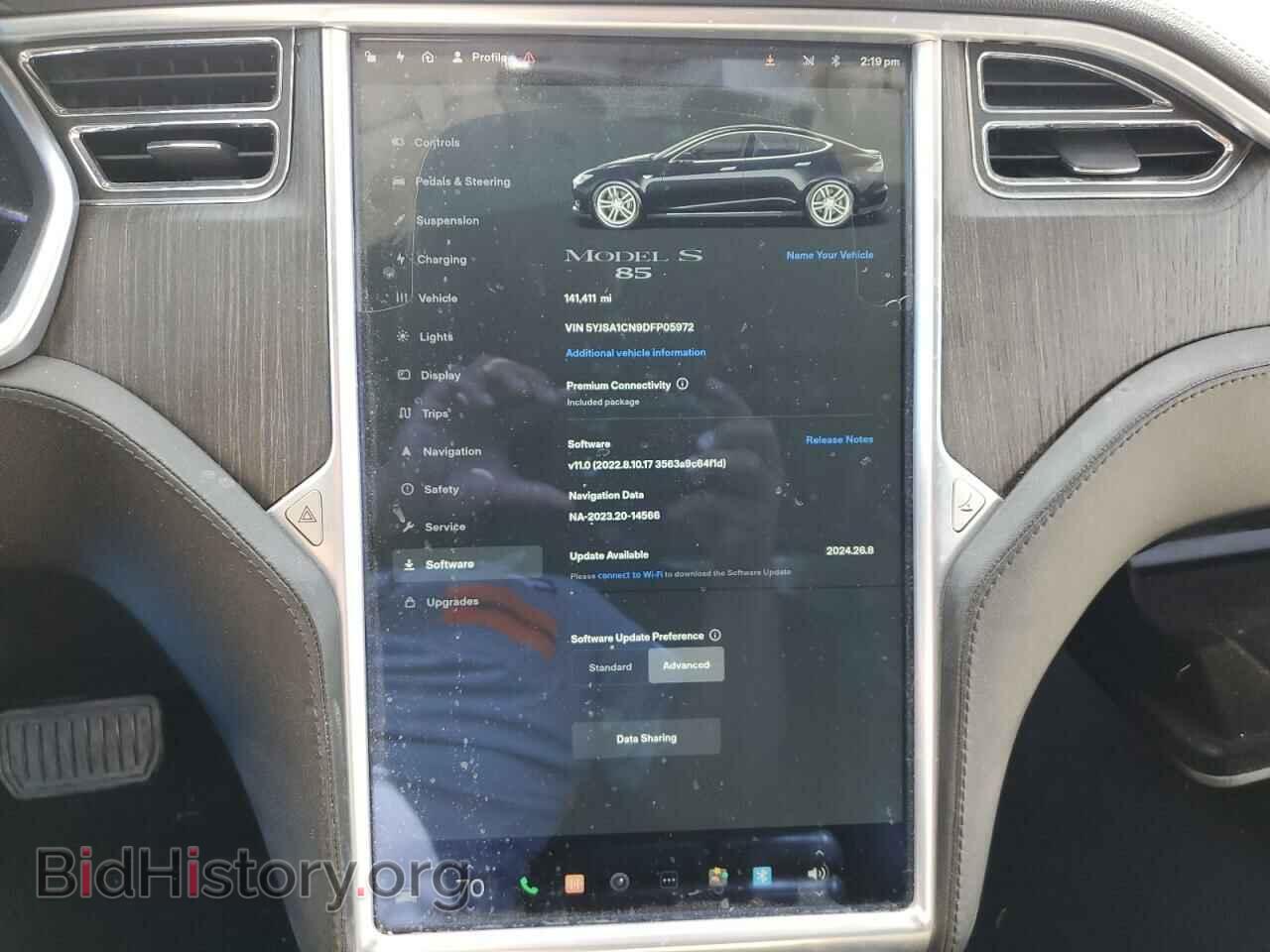 2013 TESLA MODEL S - VIN: 5YJSA1CN9DFP05972 - Фото 9