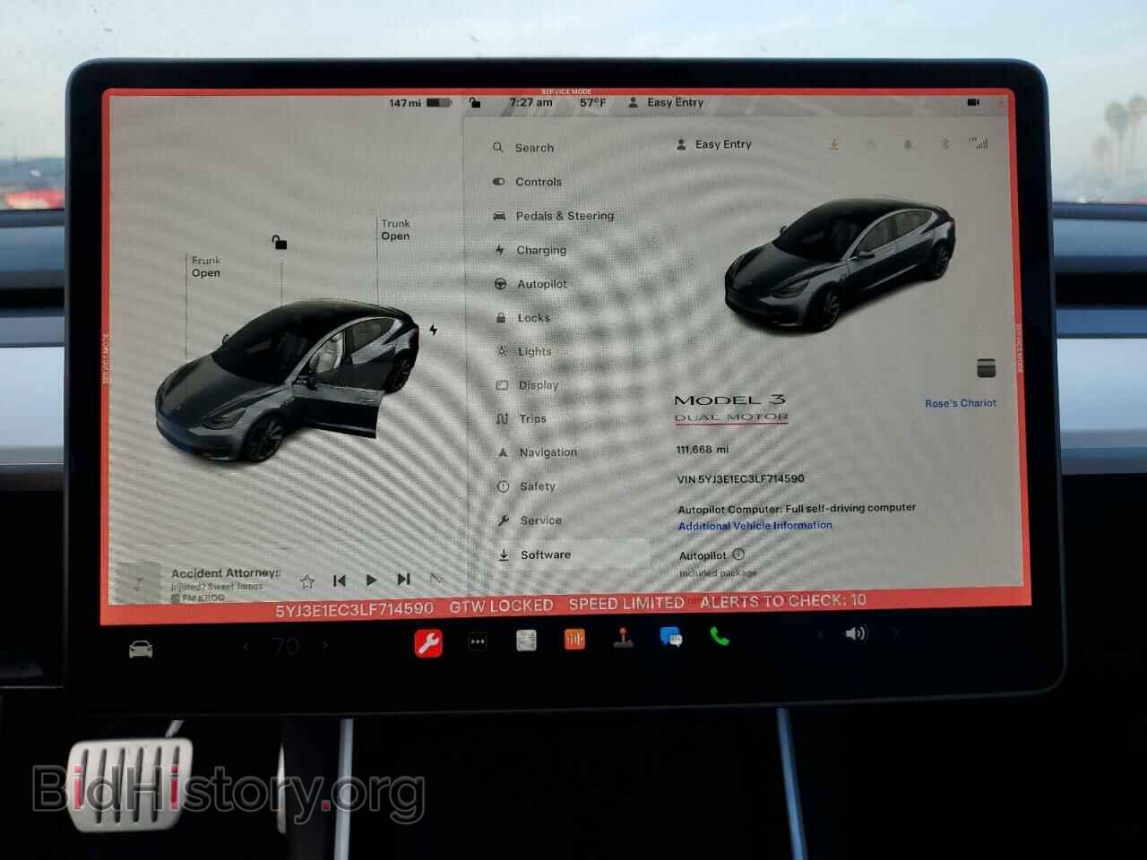 2020 TESLA MODEL 3 - VIN: 5YJ3E1EC3LF714590 - Photo 9