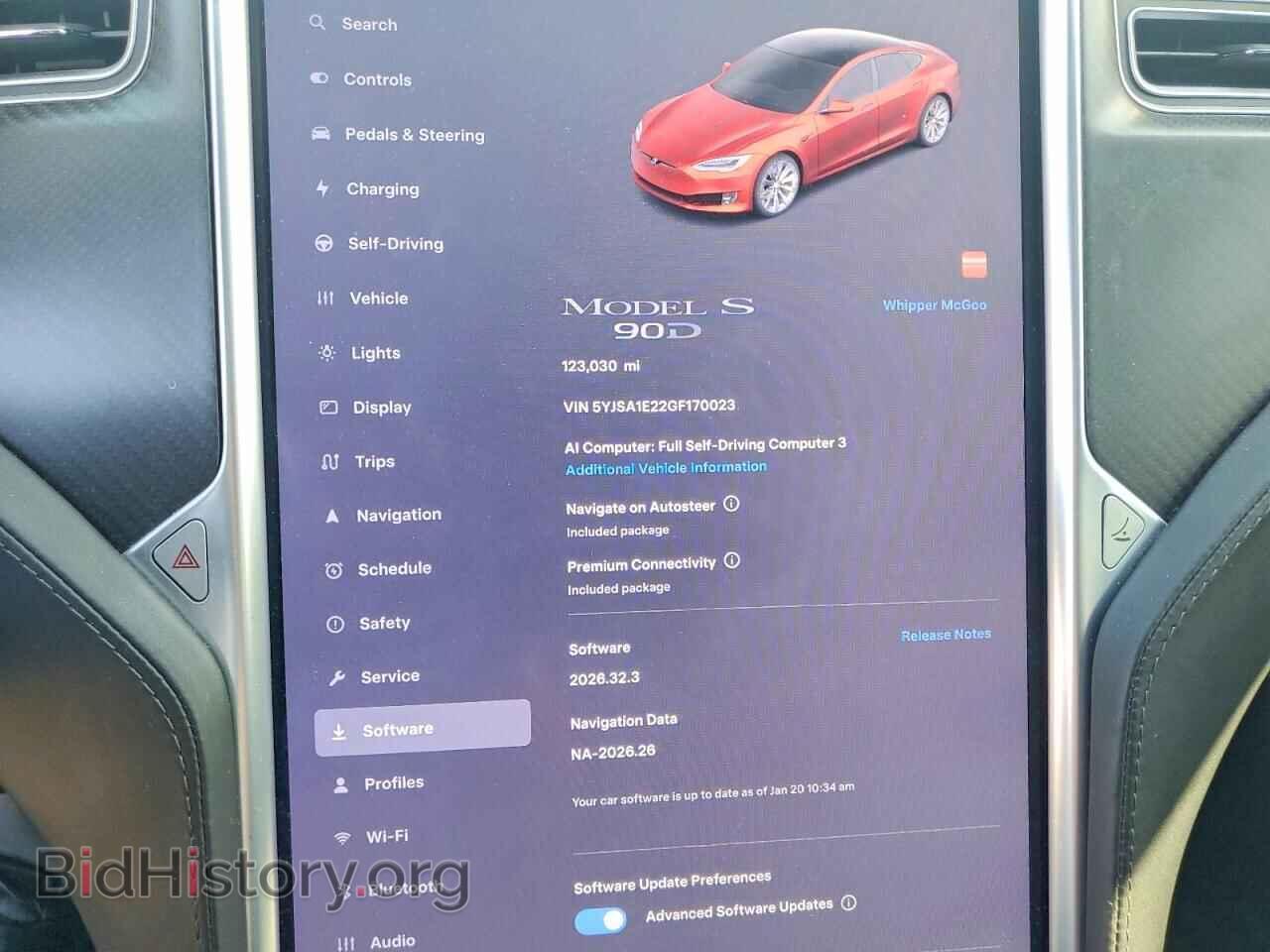 2016 TESLA MODEL S - VIN: 5YJSA1E22GF170023 - Photo 9