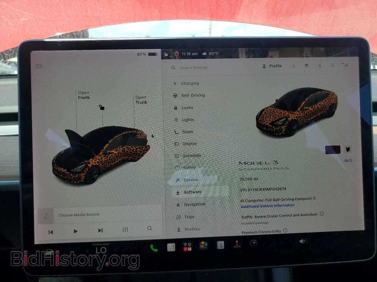 2021 TESLA MODEL 3 - VIN: 5YJ3E1EA1MF042674 - Photo 9