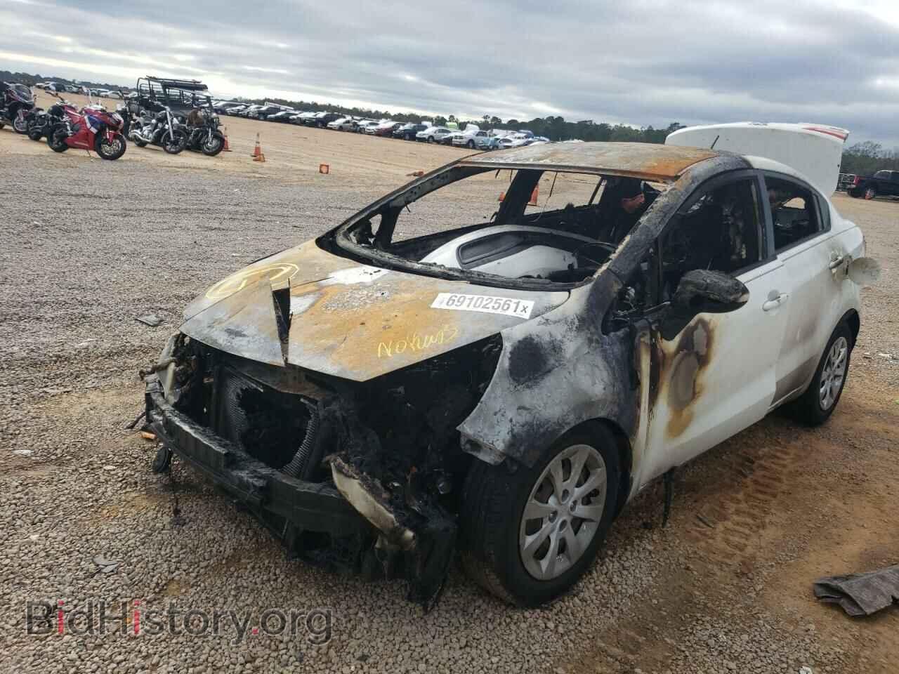 2014 KIA RIO - VIN: KNADM4A33E6408709 - Фото 2