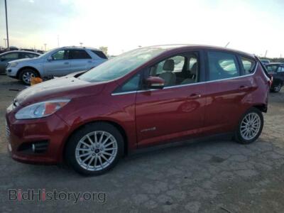2015 Ford CMAX C-Max SEL, красный — VIN 1FADP5BUXFL117950, Copart