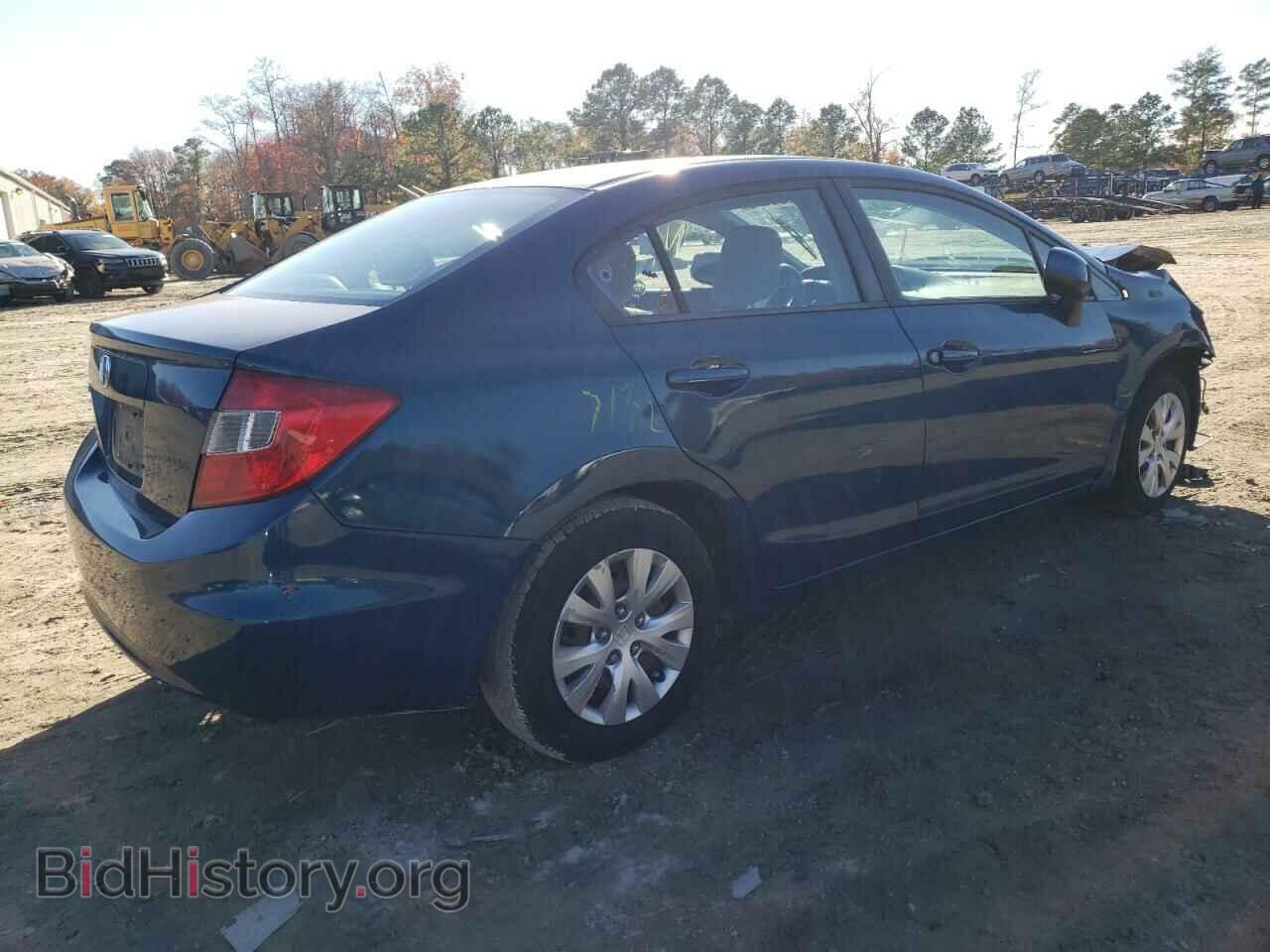 2012 HONDA CIVIC - VIN: 2HGFB2F5XCH563951 - Фото 3