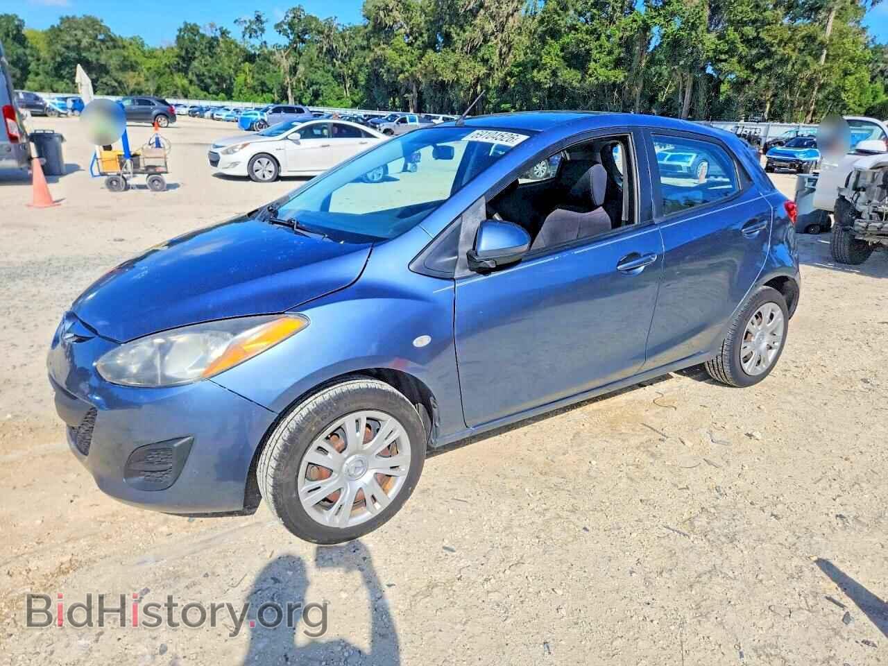 2014 Mazda 2 Sport (VIN JM1DE1KY1E0184304) — photo 1 of 15, Copart, damage: side