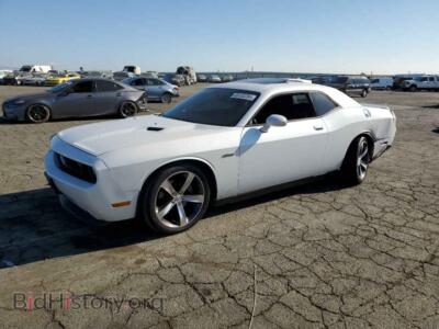 2014 Dodge CHALLENGER R/T, белый — VIN 2C3CDYBT3EH257023, Copart