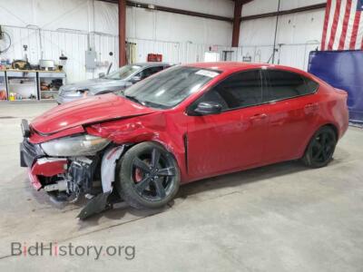 2014 Dodge DART SXT, red — VIN 1C3CDFBB1ED851571, Copart
