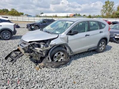 2014 Honda CRV LX, серебристый — VIN 5J6RM4H34EL039563, Copart