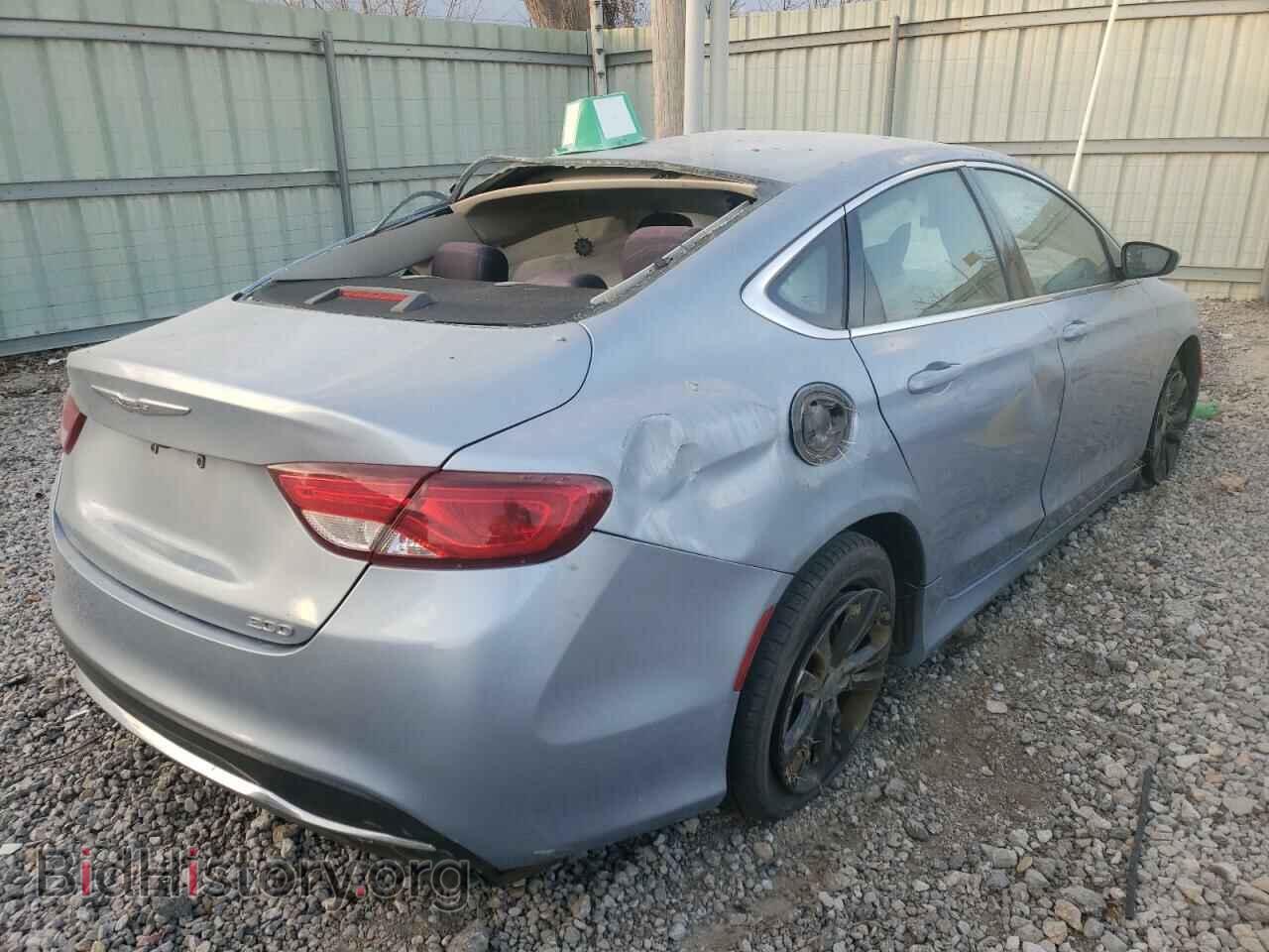 2015 CHRYSLER 200 - VIN: 1C3CCCAB2FN653810 - Фото 4