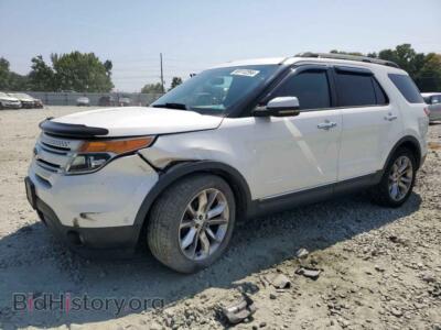 2011 Ford EXPLORER Limited, белый — VIN 1FMHK8F87BGA90455, Copart