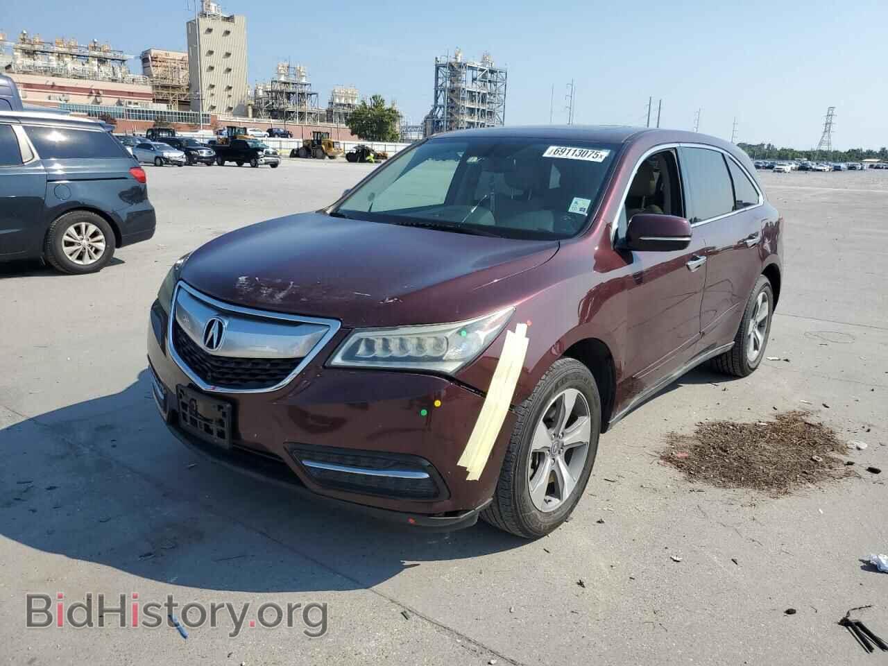 Фотография 5FRYD3H28EB011124 - ACURA MDX 2014