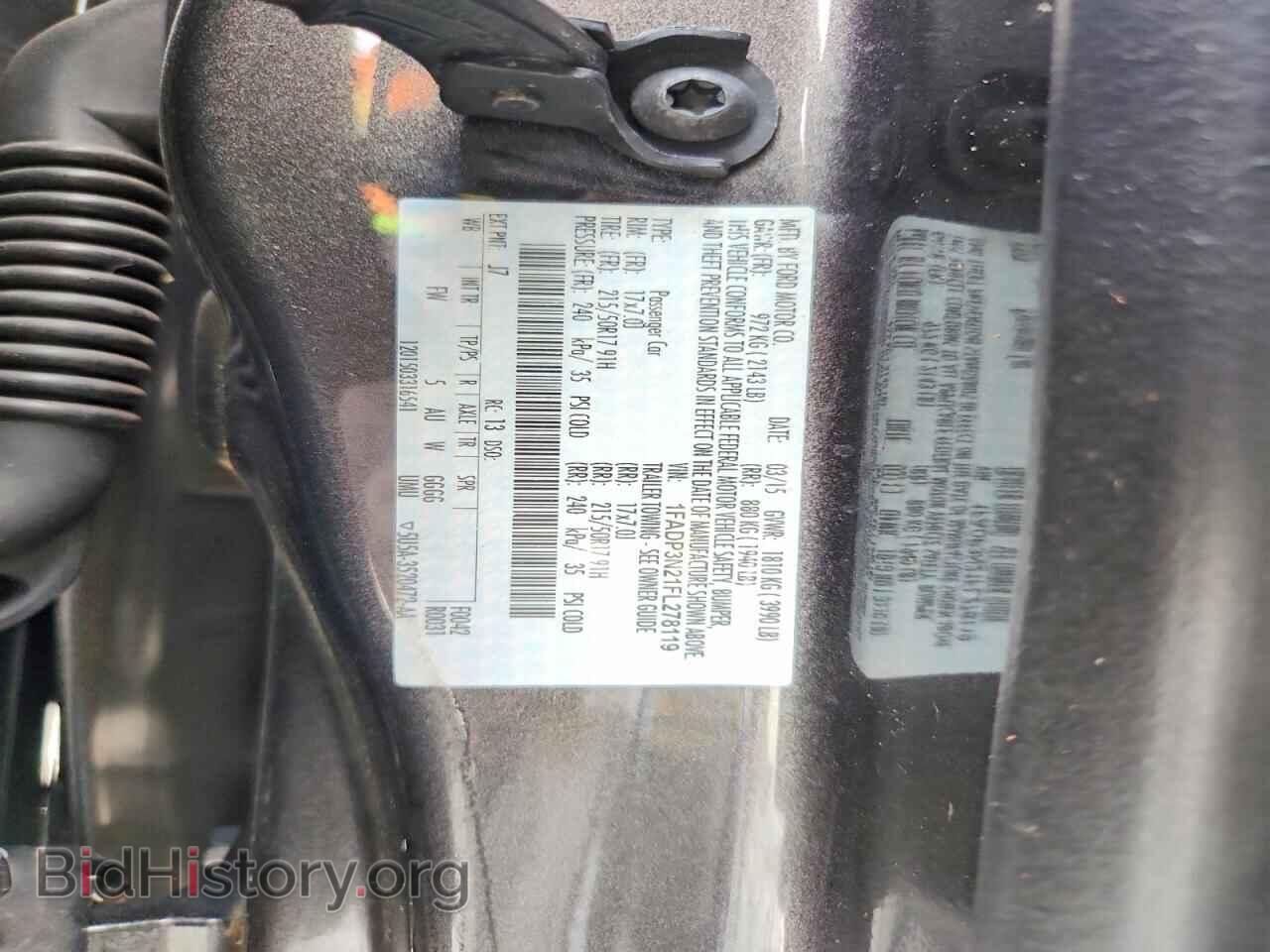 2015 FORD FOCUS - VIN: 1FADP3N21FL278119 - Фото 12