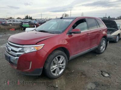 2014 Ford EDGE Edge Limit, red — VIN 2FMDK4KC2EBB31331, Copart