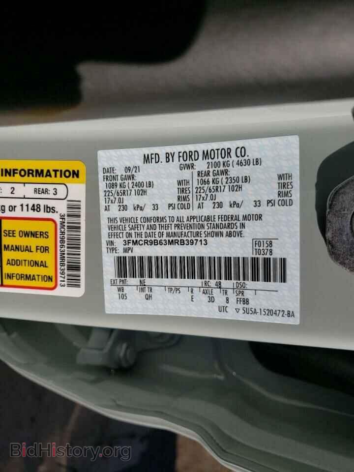 2021 FORD BRONCO - VIN: 3FMCR9B63MRB39713 - Photo 10