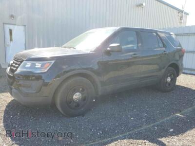 2017 Ford EXPLORER Police Interceptor, black — VIN 1FM5K8AT6HGA63349, Copart