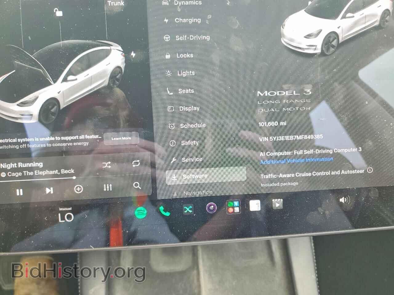 2021 TESLA MODEL 3 - VIN: 5YJ3E1EB7MF849385 - Photo 9