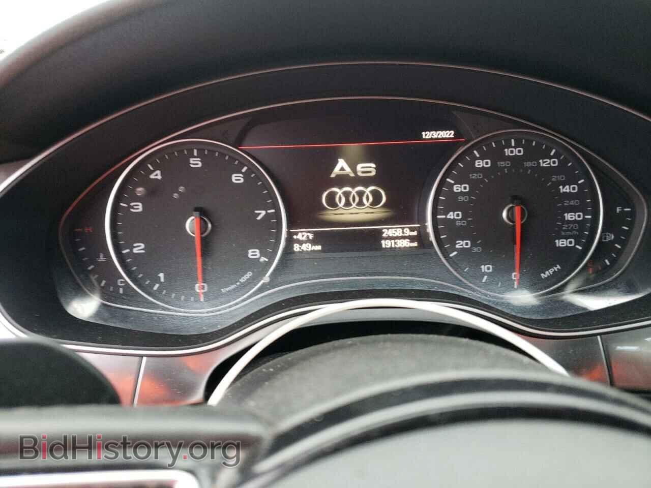 2012 AUDI A6 - VIN: WAUJGAFC0CN131652 - Фото 9