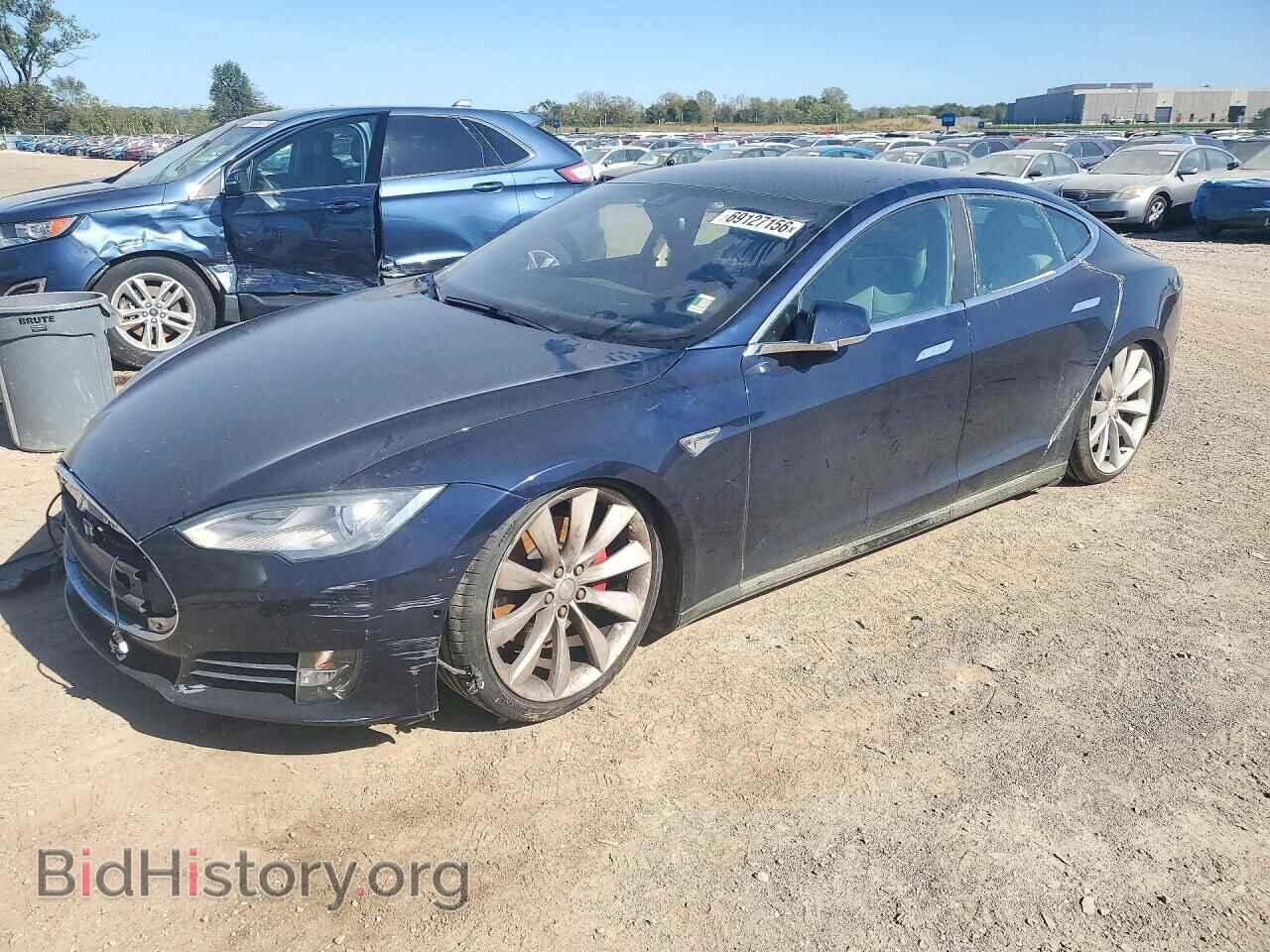Фотография 5YJSA1H26EFP63263 - TESLA MODEL S 2014
