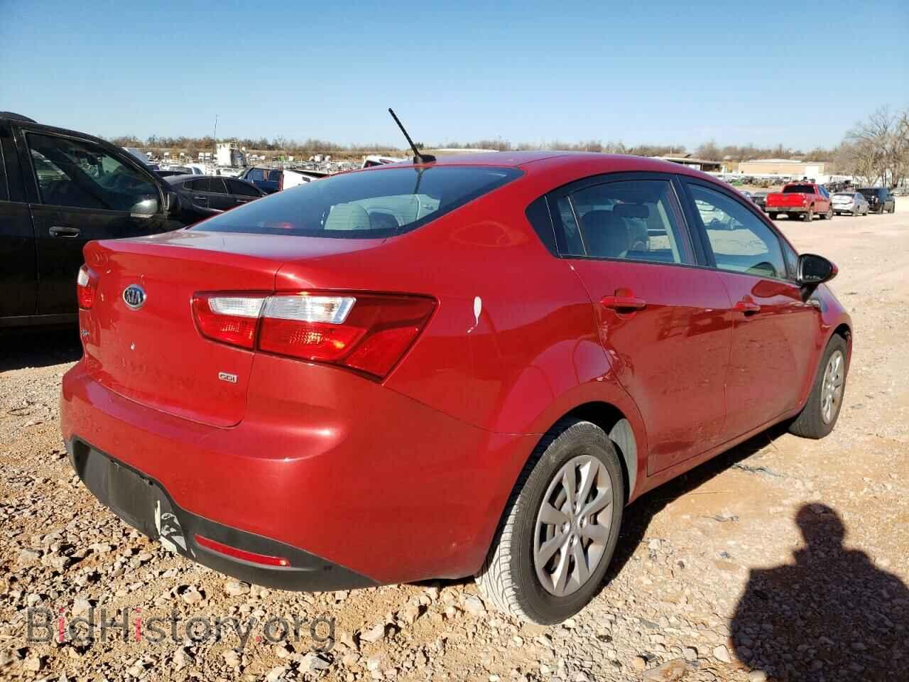 2013 KIA RIO - VIN: KNADM4A37D6107102 - Фото 4