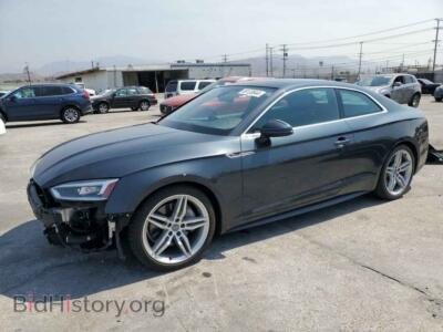 2019 Audi A5 Premium Plus, gray — VIN WAUTNAF53KA044222, Copart