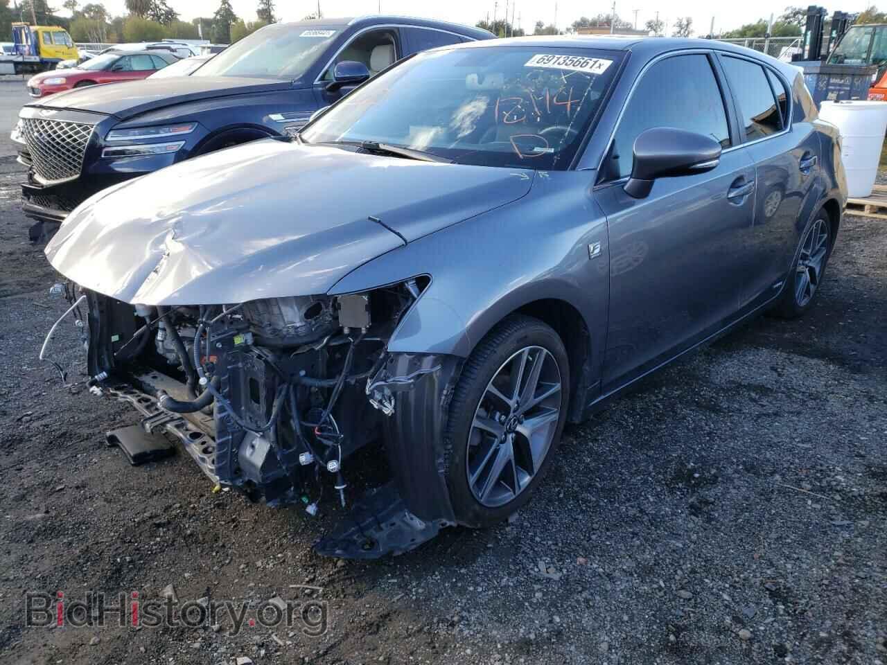 2014 LEXUS CT 200 - VIN: JTHKD5BH3E2180517 - Фото 2