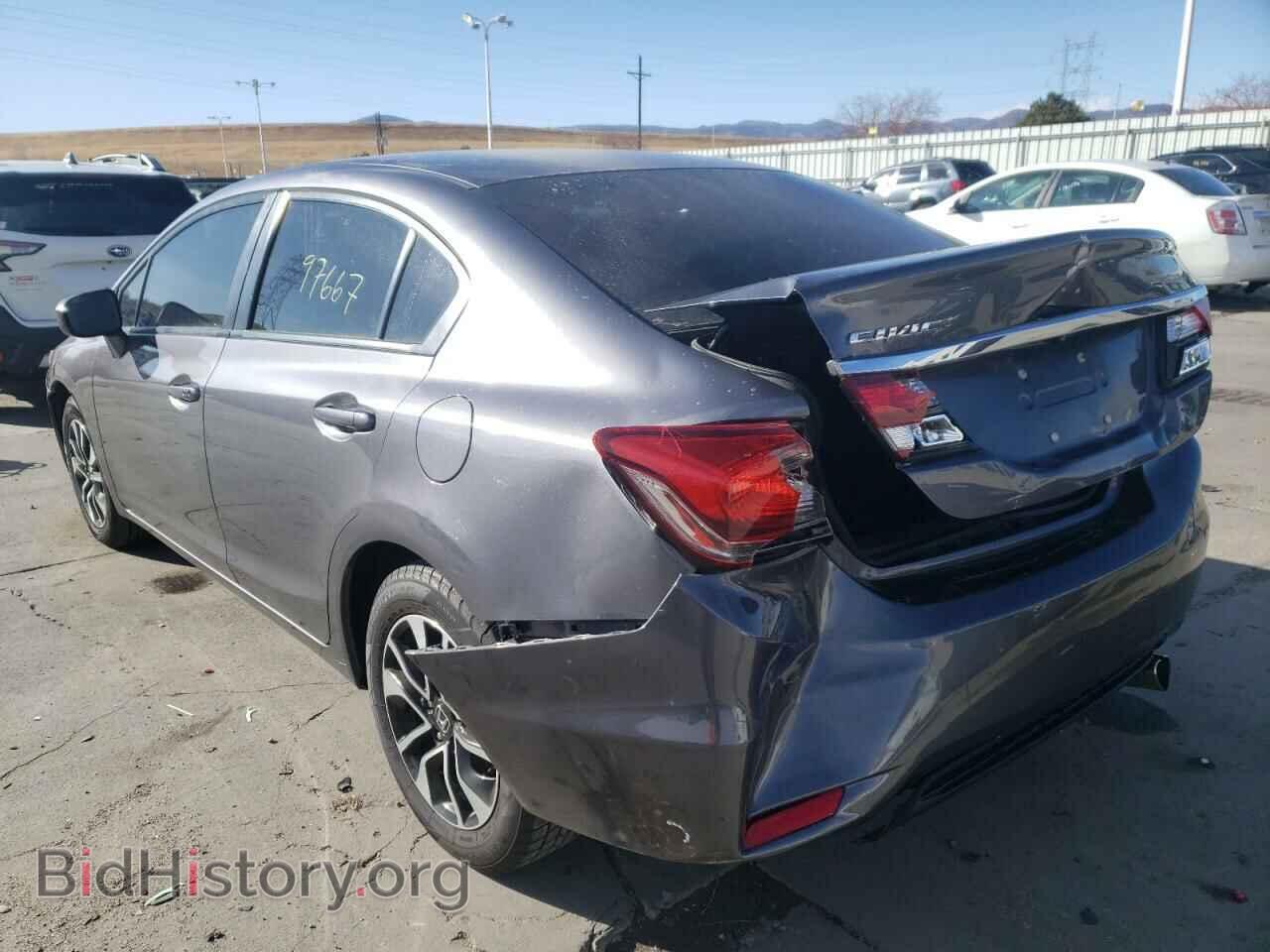 2014 HONDA CIVIC - VIN: 19XFB2F82EE246723 - Фото 3