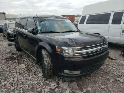 2014 Ford FLEX FLEX SEL, black — VIN 2FMGK5C85EBD02618, Copart