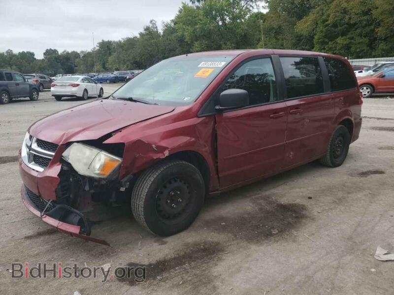 2011 Dodge CARAVAN Grand Cara (VIN 2D4RN4DG5BR603478) — photo 1 of 13, Copart, damage: front end